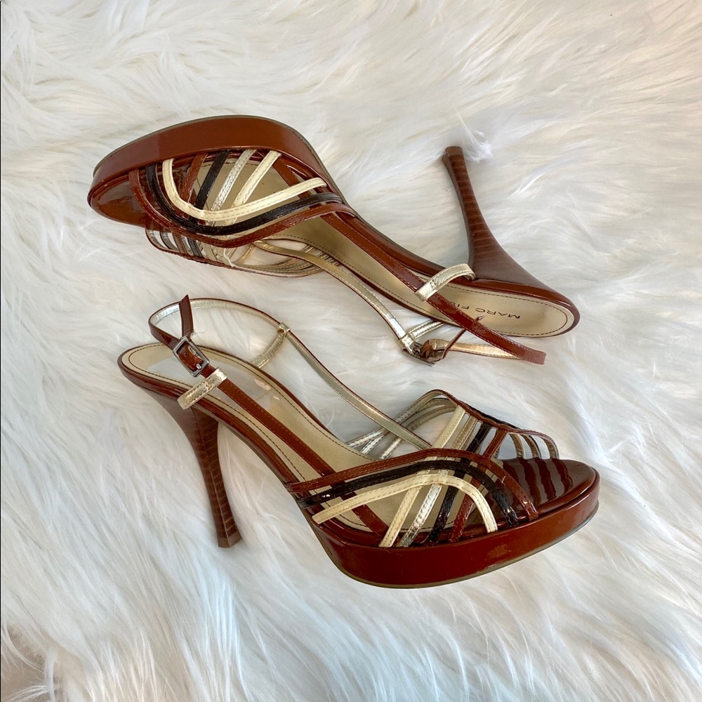 🚫SOLD🚫 Marc Fisher Tan Brown Heels Sandals